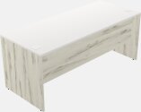 Rectangular Desk - Wooden Base