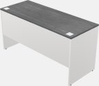 Rectangular Desk - Wooden Base