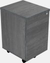 Mobile Pedestal File Cabinet - 3 Drawers - Wooden