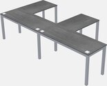 L-shaped Desk - Metal Frame