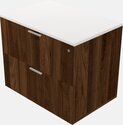Lateral File Cabinet - 2 Drawer - Wooden
