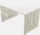 Rectangular Desk - Wooden Base
