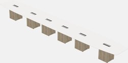 Boat-shaped Meeting Table