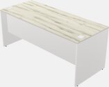 Rectangular Desk - Wooden Base