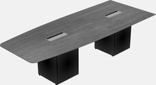 Boat shaped meeting table