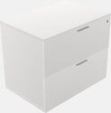 Black lateral file cabinet