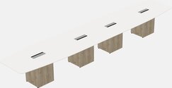 Boat-shaped Meeting Table