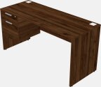 Rectangular Desk - Wooden Base