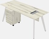 Office Desk - Solid Wood Frame
