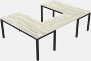 U-shaped Desk - Metal Frame