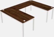 U-shaped Desk - Metal Frame
