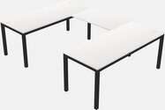U-shaped Desk - Metal Frame