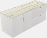 Wooden filing cabinet