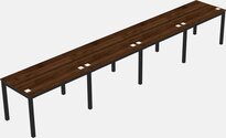 Rectangular Desk - Metal Frame