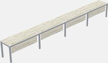 Rectangular Desk - Metal Frame