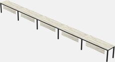 Rectangular Desk - Metal Frame
