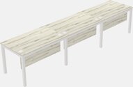 Rectangular Desk - Metal Frame