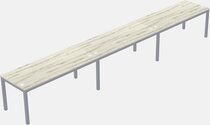 Rectangular Desk - Metal Frame