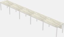 Rectangular Desk - Metal Frame