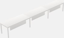 Rectangular Desk - Metal Frame