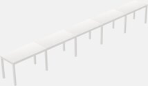 Rectangular Desk - Metal Frame