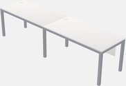 Rectangular Desk - Metal Frame