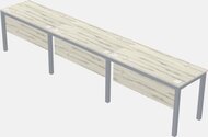 Rectangular Desk - Metal Frame