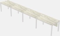 Rectangular Desk - Metal Frame