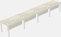 Rectangular Desk - Metal Frame