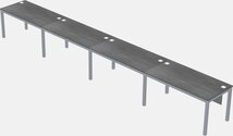 Rectangular Desk - Metal Frame
