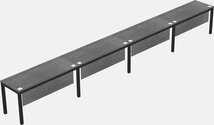 Rectangular Desk - Metal Frame