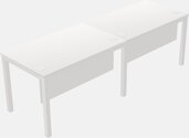Rectangular Desk - Metal Frame