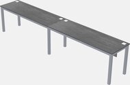 Rectangular Desk - Metal Frame