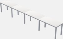 Rectangular Desk - Metal Frame