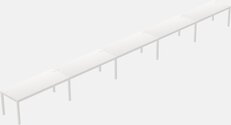 Rectangular Desk - Metal Frame