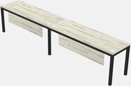 Rectangular Desk - Metal Frame