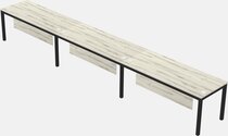 Rectangular Desk - Metal Frame