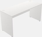 White wood desk