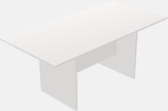 White conference table
