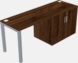 Brown wood desk