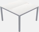 Desk with shelves