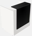 L shape reception desk