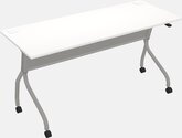 Black square table