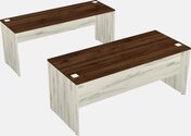 Black wooden table