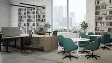Self-serve office furniture showrooms