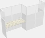 Workstation table partition