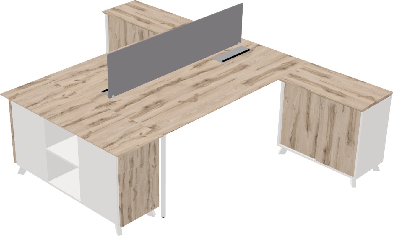 Discover the ultimate workspace solution with our innovative brown L-shaped desk. Designed for both style and functionality, this desk offers a modern twist on traditional office furniture. Elevate your productivity and elevate your space with our game-changing L-shaped desk.