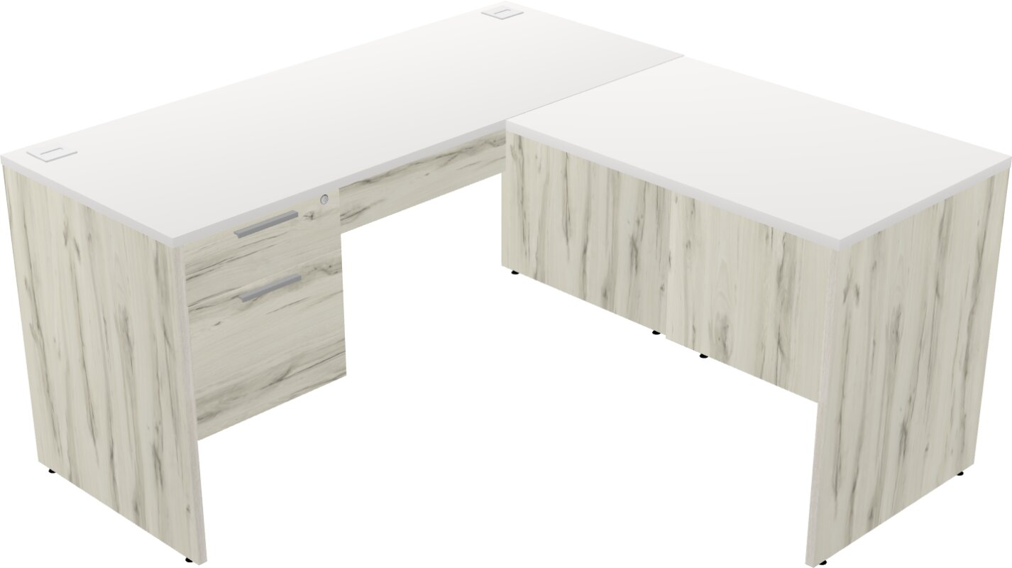 Discover the epitome of elegance and functionality with our latest addition - a stunning white desk with a sleek drawer. Perfectly crafted to elevate any workspace, this sophisticated piece exudes a timeless charm while providing ample storage space. Elevate your office or study with this must-have addition from our exclusive furniture collection.