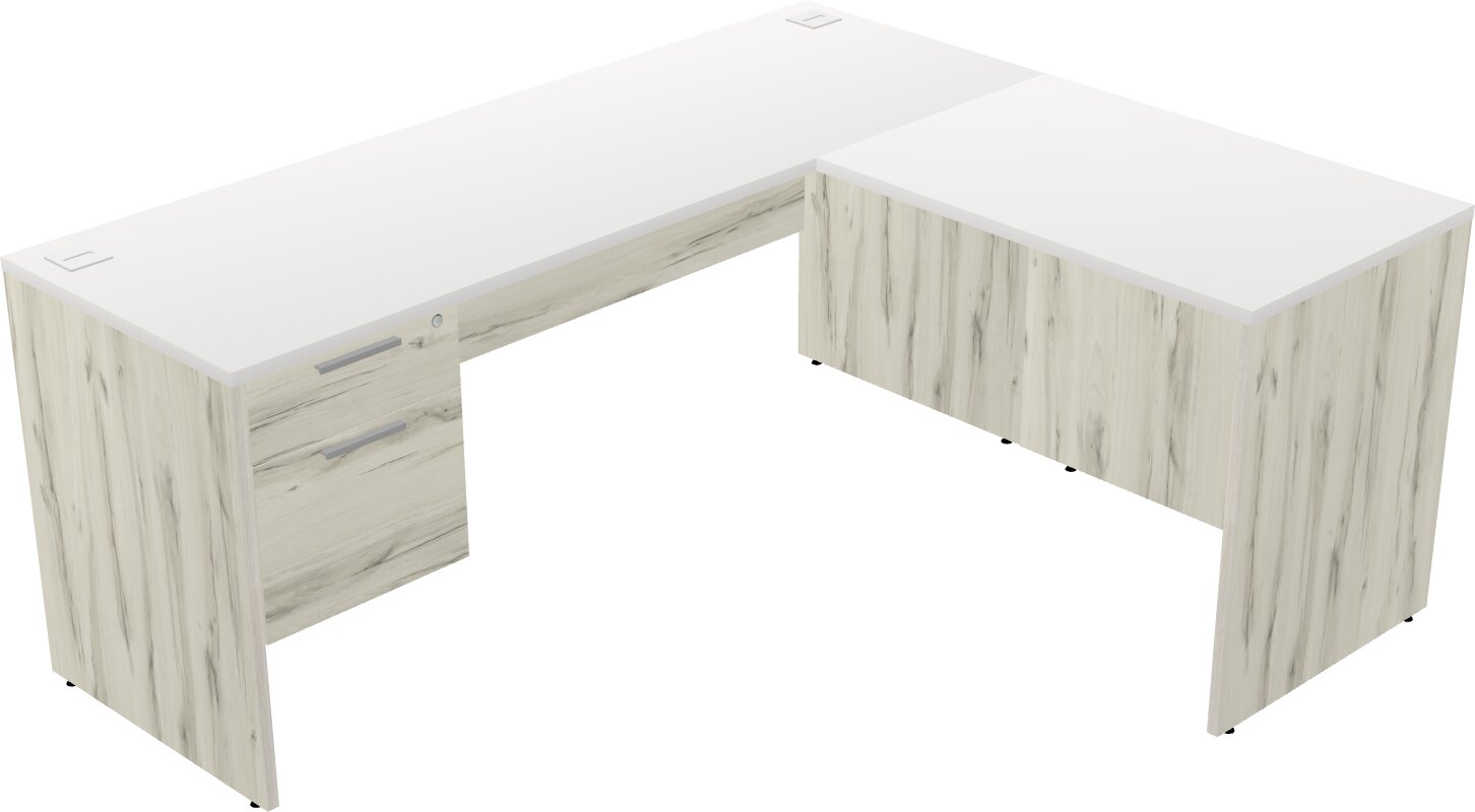 Discover the ultimate workspace solution with our exceptional L-shaped desk for two people. Perfect for maximizing productivity and creating a stylish and functional office space. Explore our collection now and elevate your work environment to the next level.