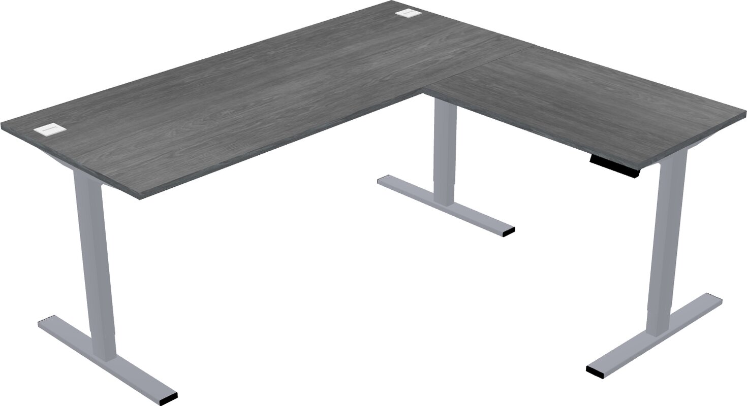 Transform your workspace with our stunning L-shaped white desk. Crafted with sleek lines and a modern design, this desk offers both style and functionality. Elevate your productivity and add a touch of elegance to your office with this exceptional piece. Shop now and experience the perfect blend of form and function.